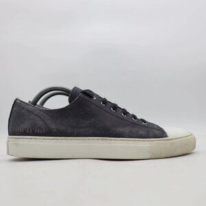 Common Projects Tournament Men's EU 43 Blue Navy Canvas Low Top Sneakers Italy